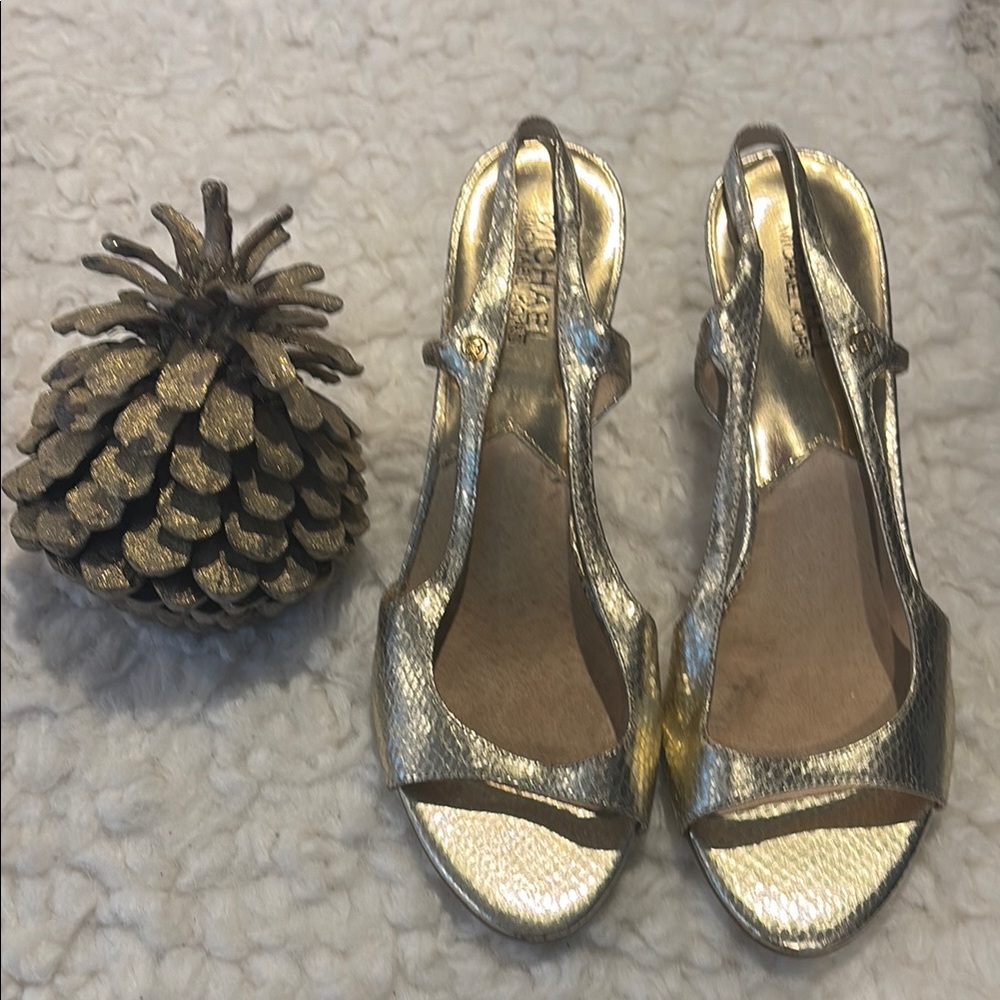 Michael Michael Kors Gold Women's Sandals